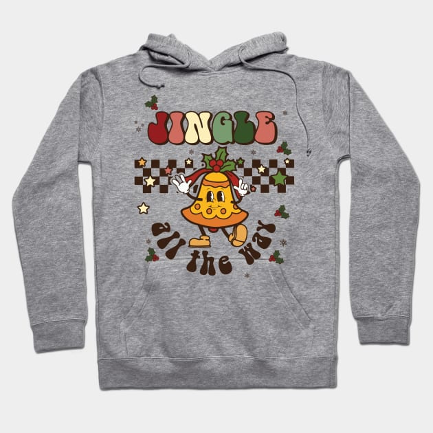 Jingle All The Way Hoodie by MZeeDesigns